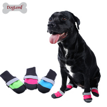 3 Color Pet shoes Waterproof Oxford Quilt Upper Anti Slip Leather Sole Dog Boots For Dogs and Puppy